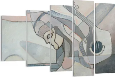 Produktbild von Bild auf Leinwand - Leinwandbild - Abstraktion modern - 150x100cm - Wand Bild - Wanddeko - Leinwanddruck - Bilder - Kunstdruck - Wanddekoration - Leinwand bilder - Wandkunst - EG150x100-3739