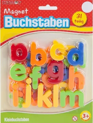 Produktbild von Magnetbuchstaben klein - 31-teilig - Besttoy
