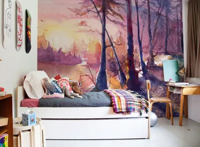 Produktbild von Coloray Fototapete 360x250 cm Latextapete Magicstick - Wald