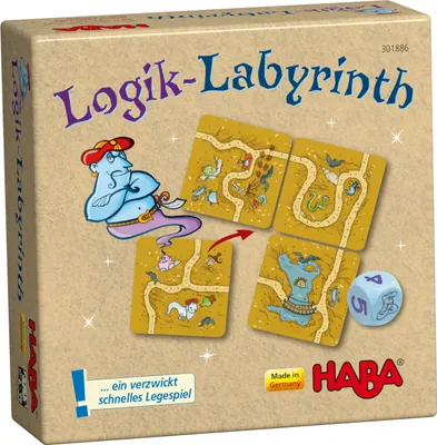 Produktbild von HABA Supermini-Mitbringspiel Logikspiel Logik Labyrinth 1301886001