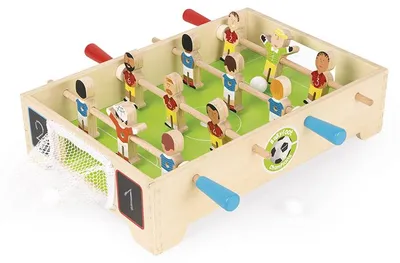 Image de Janod Baby-foot en bois Champions Indoor Mini jeu de football