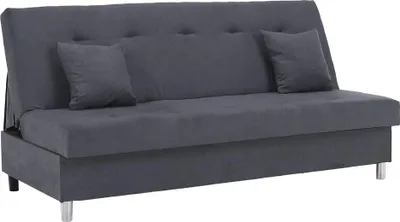 Zdjęcie produktu dla Kondela Rozkładana sofa z pojemnikiem Alada - szara