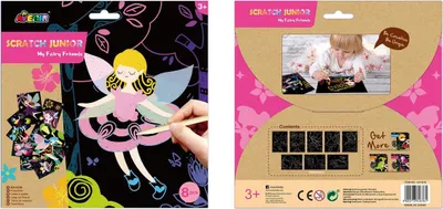 Produktbild von Avenir Scratch Junior Set Meine Feenfreunde