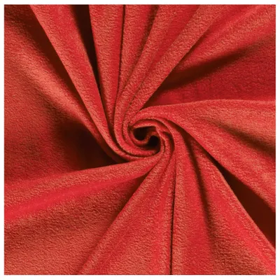 Fleecestoff Vliesstoff Fleece Stoff Zuschnitt ab 0,5m Meterware am Stück erdbeerrot