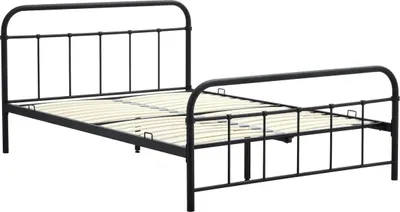 Zdjęcie produktu dla Łóżko metalowe LINDA 140x200 czarne
