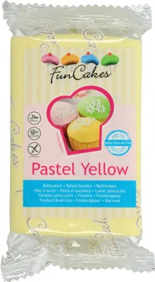 Produktbild von FunCakes Fondant Pastel Yellow 250g