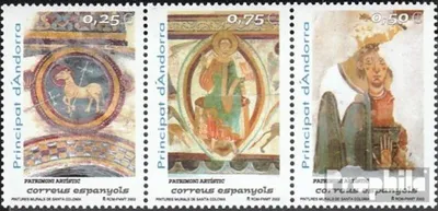 Produktbild von Briefmarken Andorra - Spanische Post 2002 Mi 296-298 Dreierstreifen (kompl.Ausg.) postfrisch Kunst