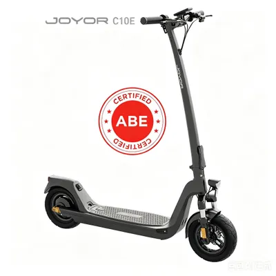 Produktbild von C10E ABE‑E-SCOOTER 500W, 20 km/h, 48V 10,4Ah, 10 Zoll , Doppelscheibenbremsen vorne & hinten, einteilige Magnesium‑Legierung,120KG