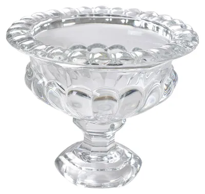 Productafbeelding van Clayre & Eef fruitschaal, diameter 19x15 cm, transparant glas