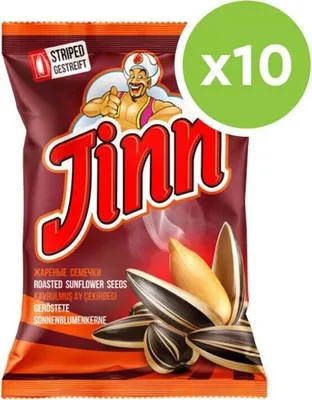 Produktbild von Sonnenblumenkerne JINN / Dschinn 300g x 10 Ungesalzen&Geröstet