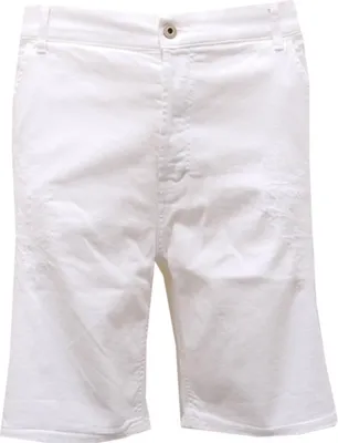 Produktbild von 6161AH bermuda uomo DONDUP off white abraded Baumwolle shorts man