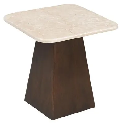 Produktbild von Couchtisch Bottecino aus Mangoholz 45cm - Beige/Braun