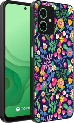 Immagine prodotto di Smartphonica Custodia per Motorola Moto G54 con stampa floreale - Custodia posteriore in TPU con design floreale