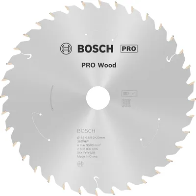 Immagine prodotto di Bosch 2608837686 Bosch Kreissägeblatt ST WO H 165x20 T36