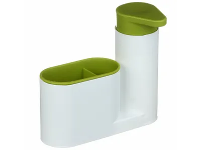 Image de Verk Organisateur pour évier avec distributeur blanc-vert