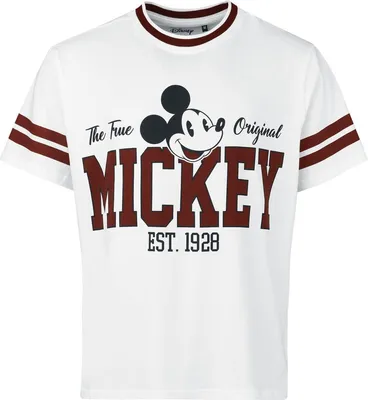 Image de T-shirt oversize pour homme, Mickey Mouse, True Original, modèle M. Mouse, blanc, taille XL