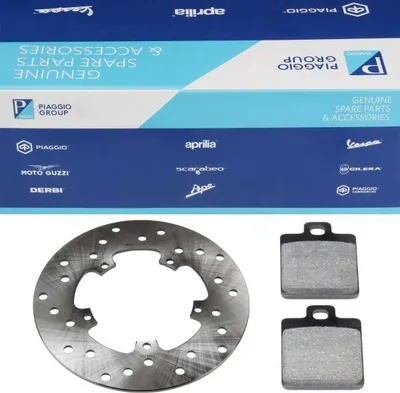 Immagine prodotto di Disco freno + pastiglie per Piaggio Vespa ET2 ET4 LX 50 125 150 S