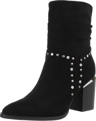 Produktbild von Ital-Design Damen Stiefeletten Leicht gefüttert Wildlederoptik High-Heel Stiefeletten 88577537 Schwarz Gr.  41