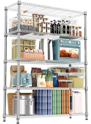 Produktbild von Metallregal mit 5 Ebenen für schwere Lasten, bis zu 794,5 kg