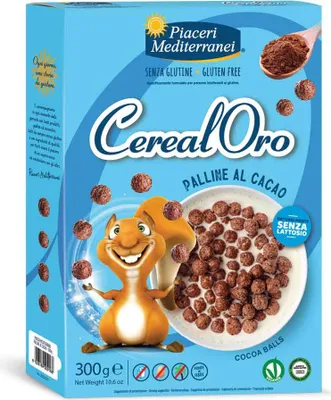 Produktbild von Piaceri Mediterranei Cereal Oro Cacao Balls 300g