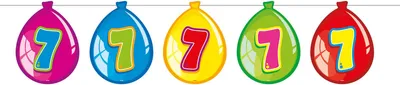 Image de Flag -Ligne Ballons 7 ans, 10mtr.