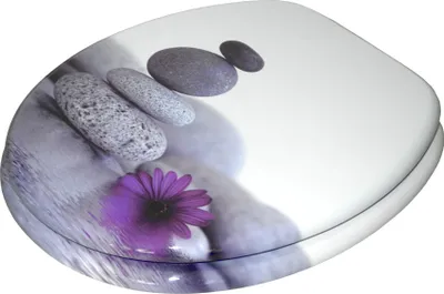 Produktbild von SANILO® WC-Sitz Energy Stones, Toilettendeckel direkt vom Hersteller, Klodeckel, Klobrille, WC Deckel, Toilettensitz, Toilettenbrille, WC Brille