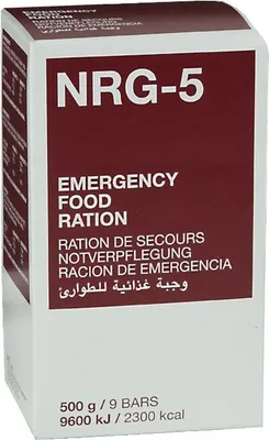 Produktbild von TREK'N EAT NRG-5 - Notverpflegung 9 Riegel - 500 g