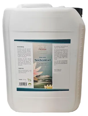 Produktbild von EM-Süd Teichcoktail 10L mit EM zur Algen- und Schlammreduzierung für 10m³ Wasser