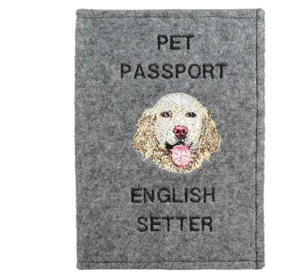 Obrázok produktu pre Art-Dog Obal na doklady – Anglický seter – s výšivkou
