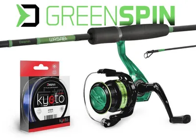 Obrázek produktu pro DELPHIN GreenSPIN, délka 1,8 m, 5,91 stop, hmotnost nástrahy 10-30 g, 2 díly, sada pro  101002640