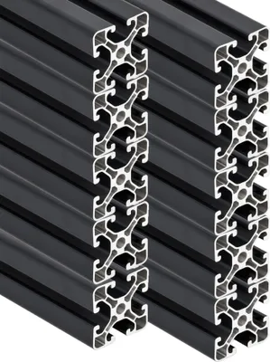 Produktbild von SCHMIDT systemprofile 10x 2000mm Aluminium Profil 40x40mm Nut 8 Anthrazit