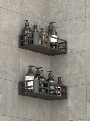 Produktbild von Hermia Concept, Bayev - Black, Badezimmer-Organizer, Schwarz, 100 % KUNSTSTOFF, 12 x 27 x 6,5 cm