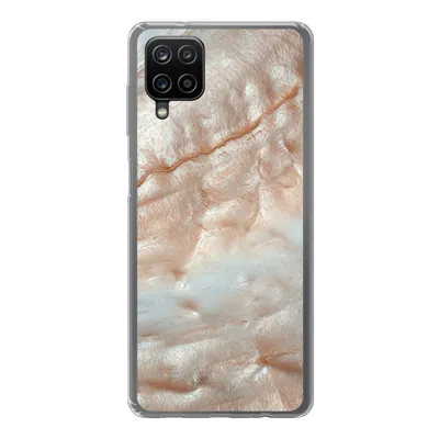 Produktbild von MuchoWow® Handyhülle Schutzhülle Hülle für Samsung Galaxy A12 Mineralien - Naturstein - Perlmutt Silikon Softcase Handy Hülle - Bild