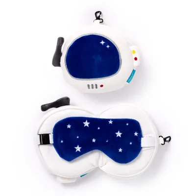 Produktbild von Relaxeazzz Plüsch Space Cadet Weltraum Astronaut Reisekissen & Schlafmaske
