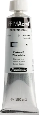 PRIMAcryl - Zinkweiß - 150ml Feinste Künstler Acrylfarbe Schmincke 13 100 019