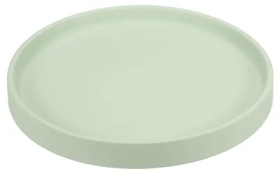 Zdjęcie produktu dla Omgoods - Okrągła doniczka ceramiczna na rośliny, zielona, 7.7 cala