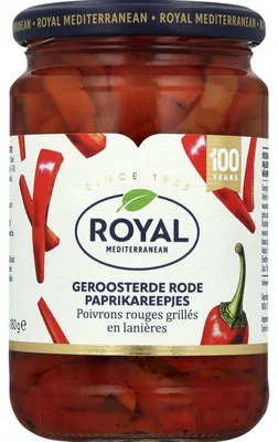 Obrázok produktu pre Kráľovské pražené prúžky červenej papriky 310 g – aromatické a všestranné