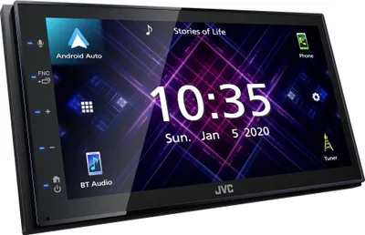 Image de Autoradio multimédia JVC KW-M560BT 50 W x 4, écran tactile 6,8", Apple CarPlay, Android Auto, duplication d'écran USB pour Android, Bluetooth, égaliseur 13 bandes