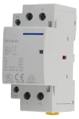 Leistungsschalter 63 A, 2P 1NO 1NC, DIN-Schiene 35 mm, 230 V