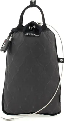Produktbild von Pacsafe travelsafe GII Tragbarer Safe 5 Liter, abschließbar, Diebstahlschutz, für iPad/Tablet & Wertsachen, 600D Poly Canvas, 1000mm PU-Beschichtung, eXomesh™ Käfig-System, Charcoal