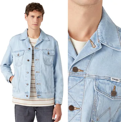 Produktbild von WRANGLER Herren, Jeansjacke ANTI FIT JACKET, XXL, Blau, jeansmantel, , jeansjacken