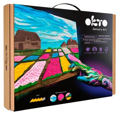 Obrázok produktu pre OKTO kreatívna 3D sada “Kvetinové záhony v Holandsku” 30 x 40 cm