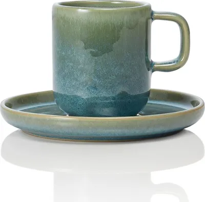 Image de Tasse supérieure et soucoupe 0,1 L, (H) 6,5 cm