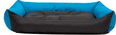 Immagine prodotto di Cuscino per cani Letto per cani Posto per dormire Cuscino per cani Pontes - Eco - 105 x 75 x 17 cm [taglia: XXL] - Blu con nero