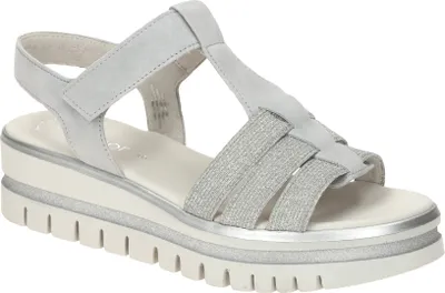 Produktbild von Gabor 64.625 Damen Sandalette - Riemchen Sandalen grau Elegant NEU
