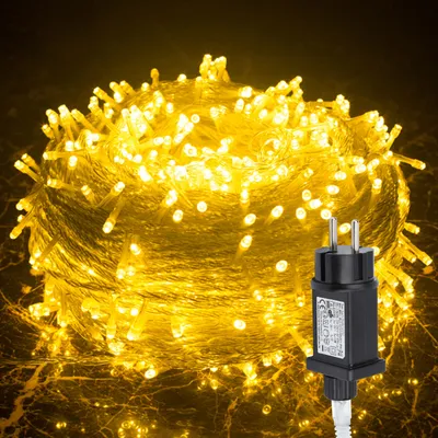 Obrázok produktu pre Jayseuw LED rozprávkové svetlá 200M 1000LEDs IP44 s 8 režimami pre vnútornú vianočnú párty záhradnú prevádzku blikajúca hviezda efekt dekorácie teplá biela