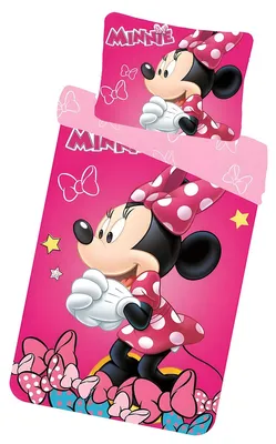 Immagine prodotto di Biancheria da letto Minnie Mouse 140x200cm, "Why, Hello!"