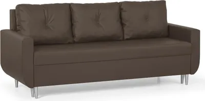 Produktbild von 3-Sitzer-Sofa mit Schlaffunktion ROT - Braun