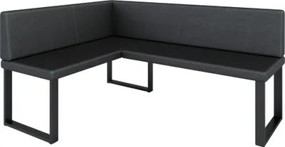 Obrázek produktu pro Rohová lavice AKIKO METAL Rohová lavice 128x168 levá - rohová skupina lavic pro vaši jídelnu, moderní kuchyni, posezení, jídelní kout. Ideální do kuchyně, kanceláře a recepce. Pevné a silné zpracování. Snadná údržba