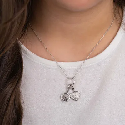 Produktbild von Engelsrufer Damen Silberkette mit Charm Anhänger ERN-CHARM-50